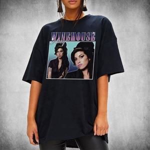 Amy Winehouse Fan Lovers Unisex Music Icon Retro Graphic Shirt T-Shirt